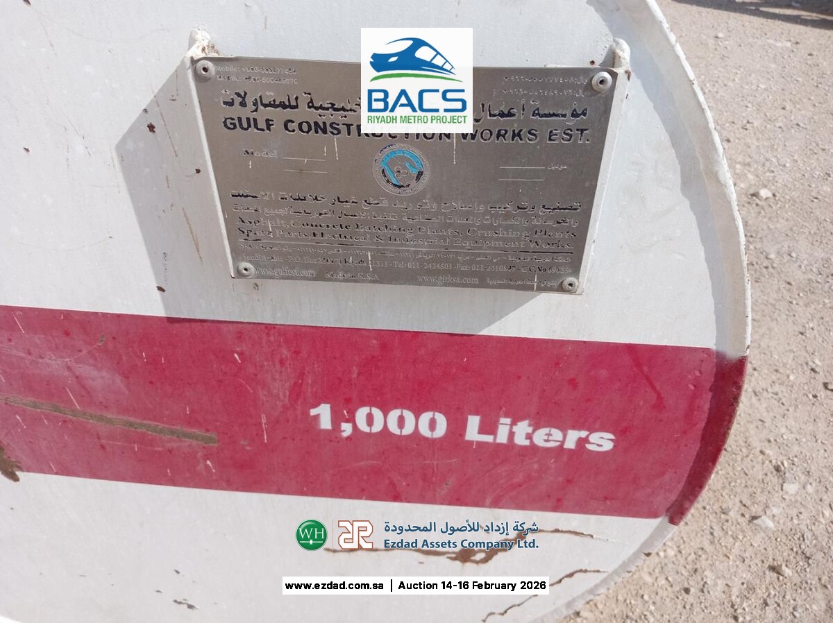 Gulf Construction 1,000 Litre Fuel Storage Tank-45156038