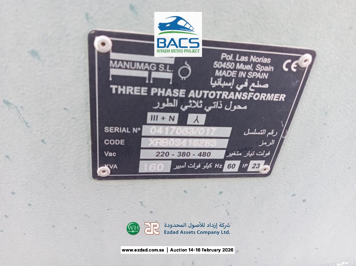 Manumag SL Spain 160KVa 3Phase Transformer-45156303