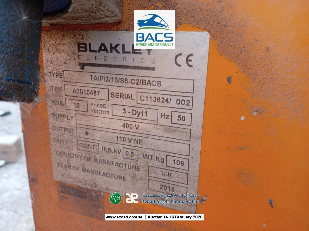 Blakley Electric 10kva 3Phase Transformer-45156320