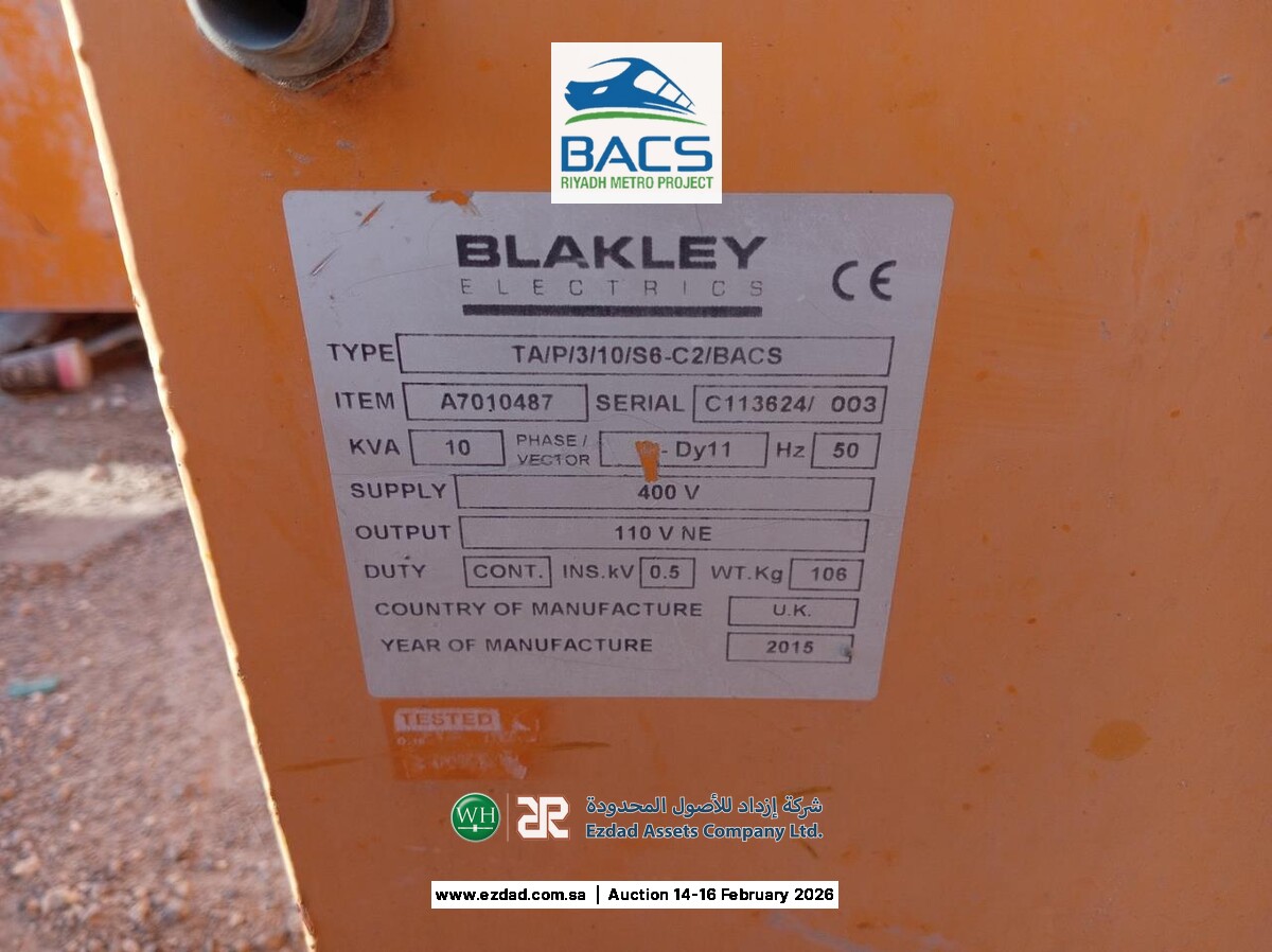 2015 Blakley Electric 10kva 3Phase Transformer-45156322
