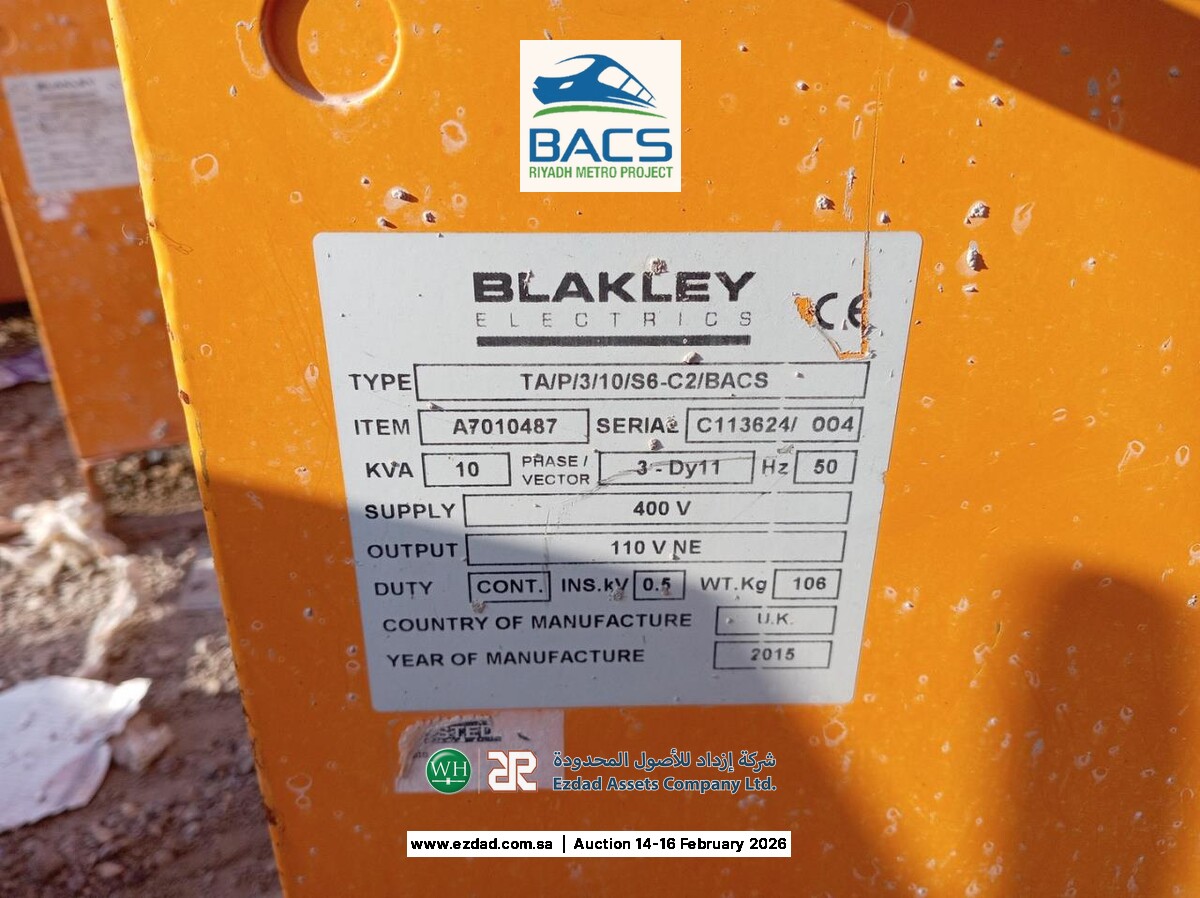 2015 Blakley Electric 10kva 3Phase Transformer-45156328