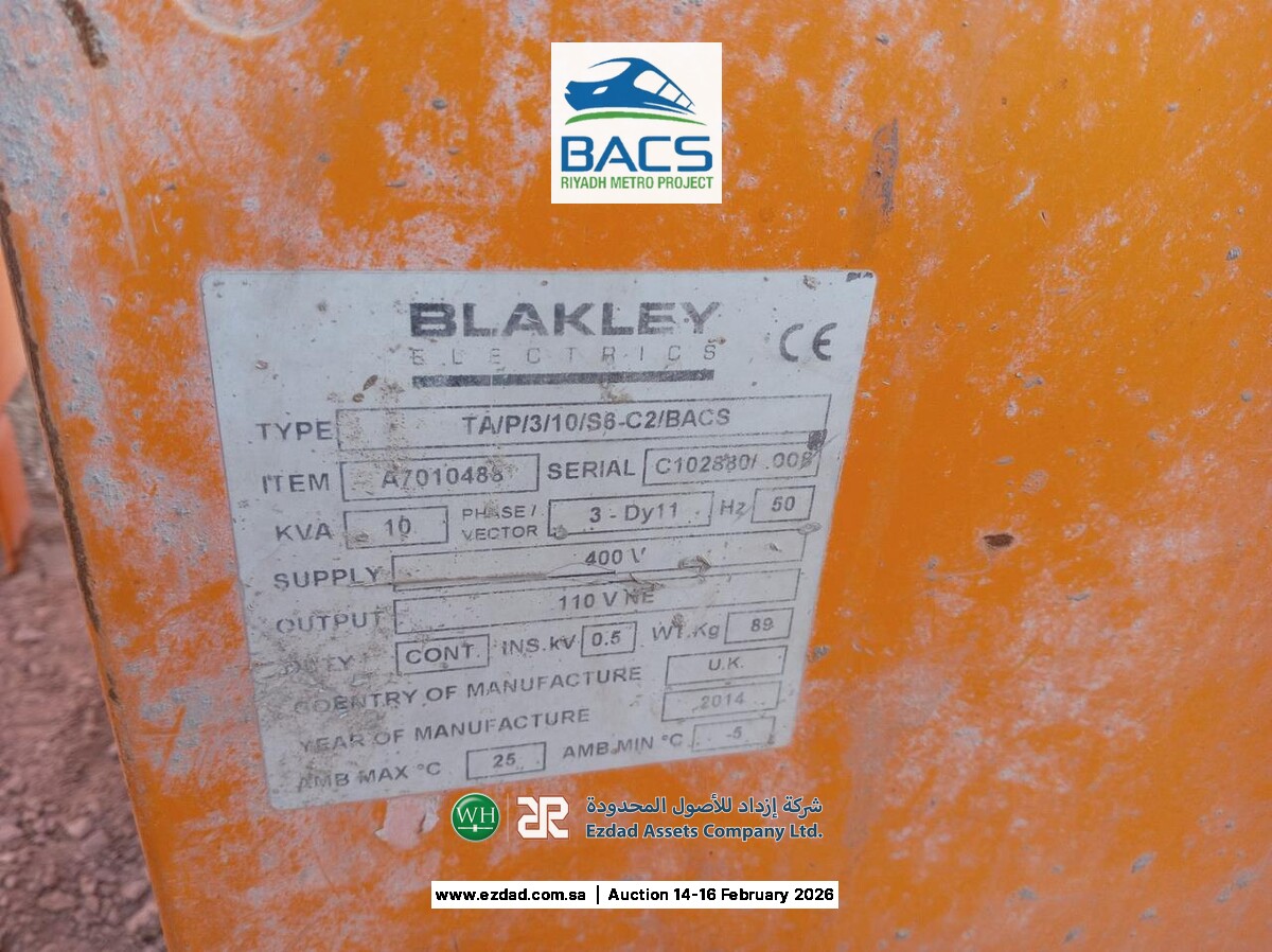 2014 Blakley Electric 10kva 3Phase Transformer-45156354