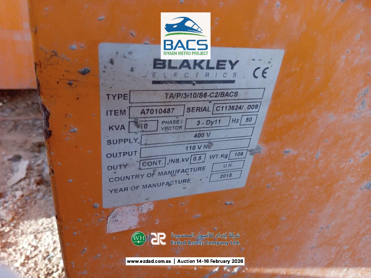 2015 Blakley Electric 10kva 3Phase Transformer-45156358