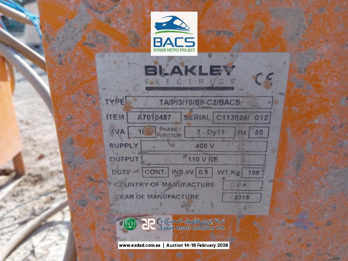 2015 Blakley Electric 10kva 3Phase Transformer-45156372