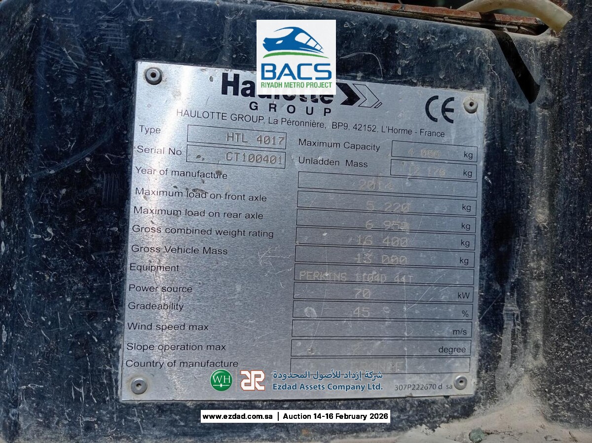 2014 Haulotte HTL4017-45154484