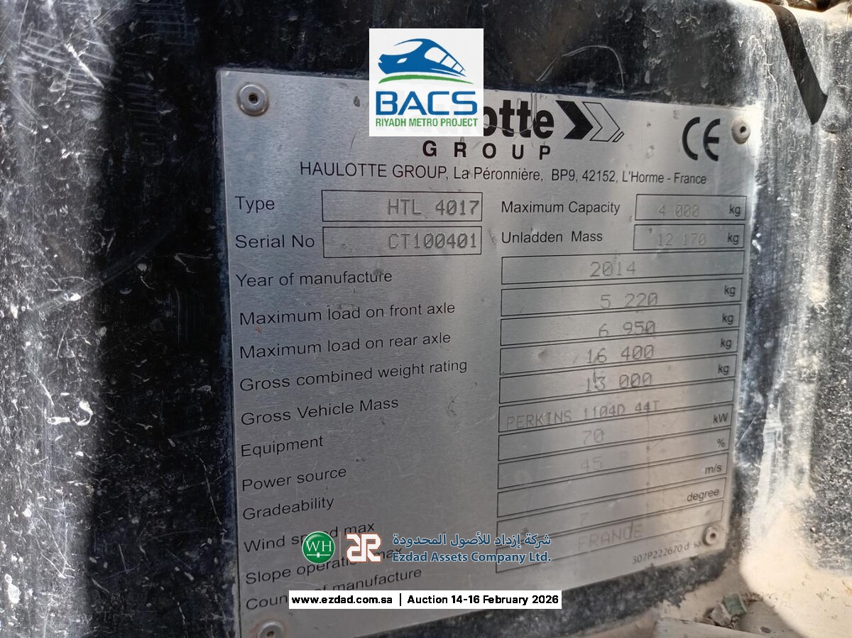 2014 Haulotte HTL4017-45154485