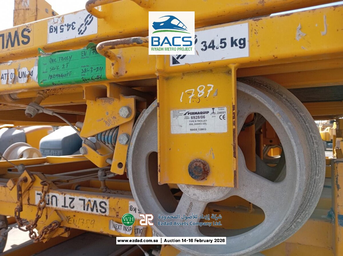 2018 2 Ton Rail Trolley Type B-45157189