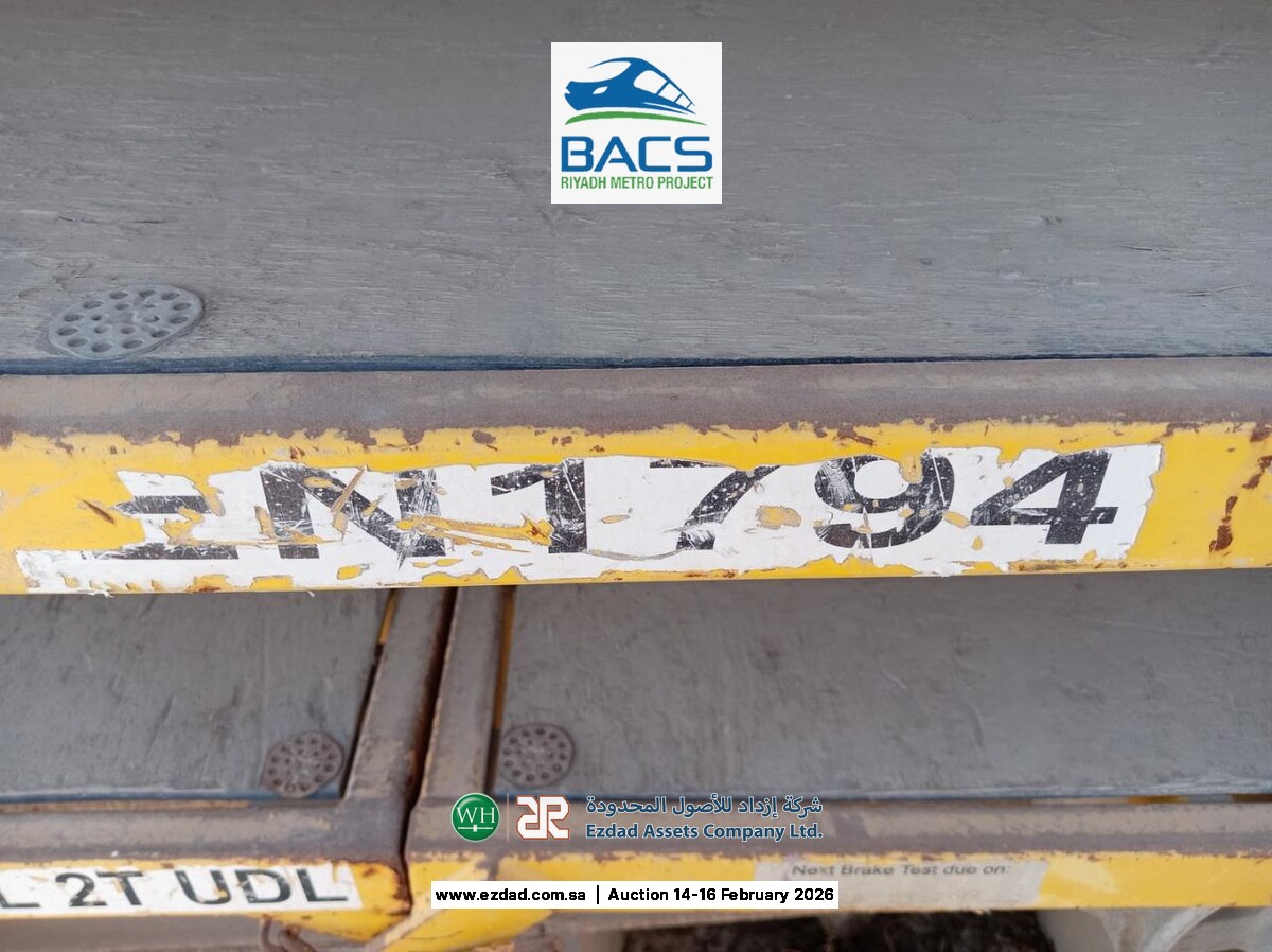 2018 2 Ton Rail Trolley Type B-45157229