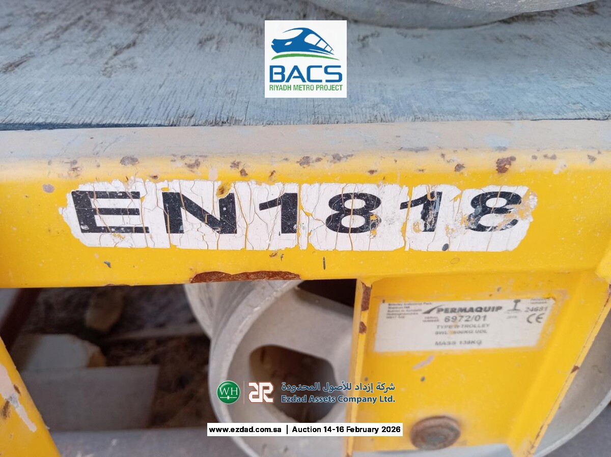 2018 2 Ton Rail Trolley Type B-45157236