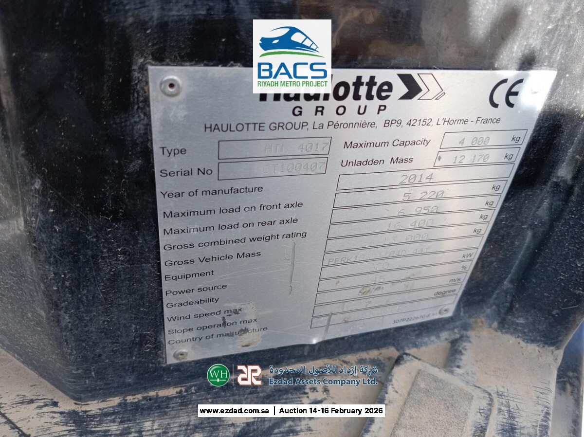 2014 Haulotte HTL4017-45154544