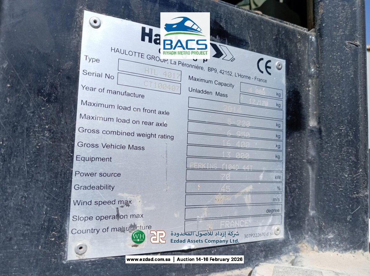 2014 Haulotte HTL4017-45154545