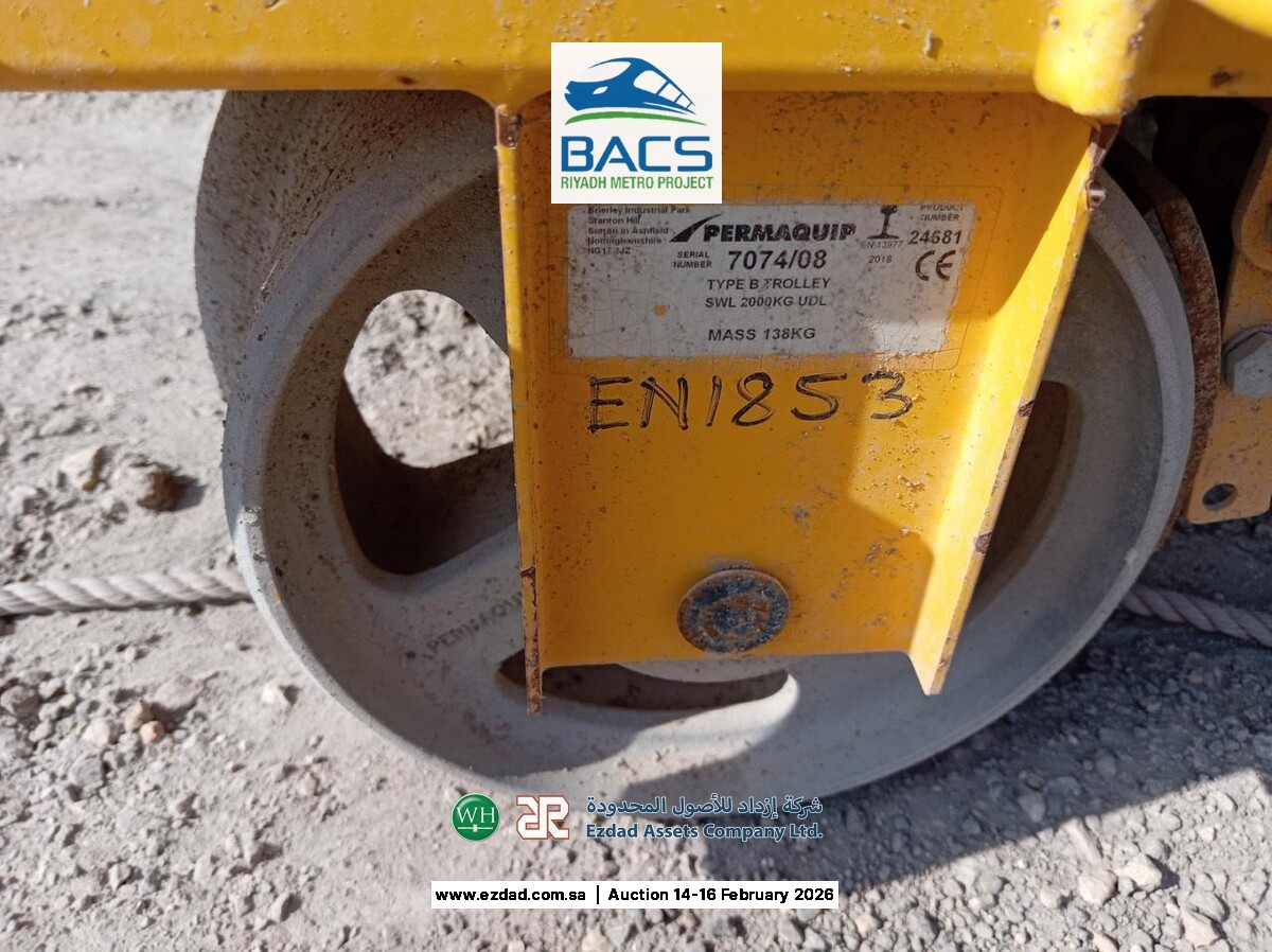 2018 2 Ton Rail Trolley Type B-45157445