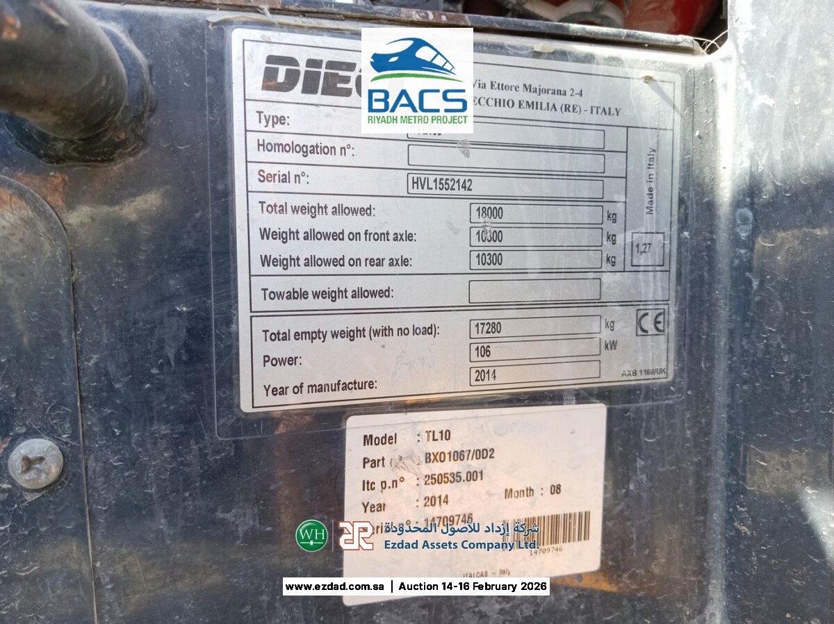 2014 Dieci Pegasus 50.21 Telescopic Hander-45154662