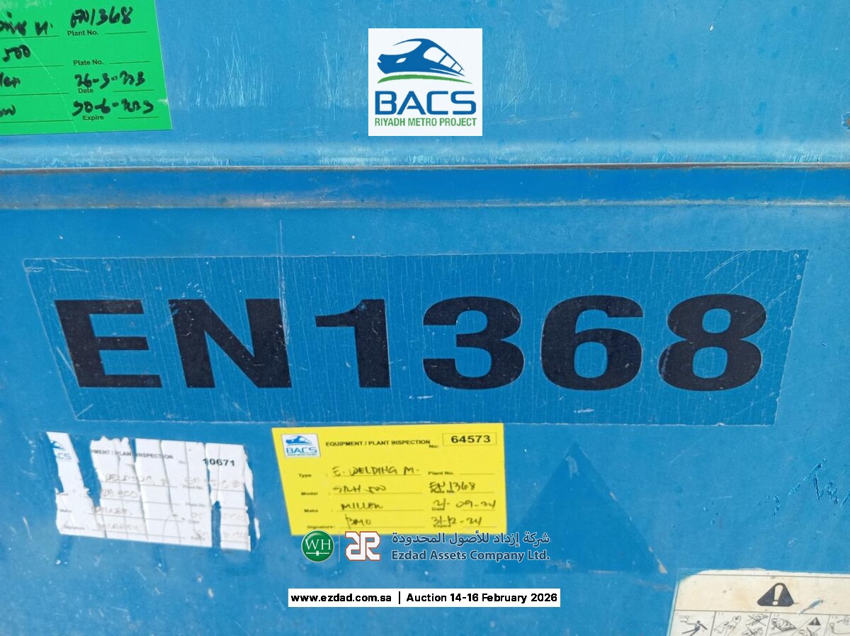 2005 Miller Blue SRH500 CY50 Welder-45158081