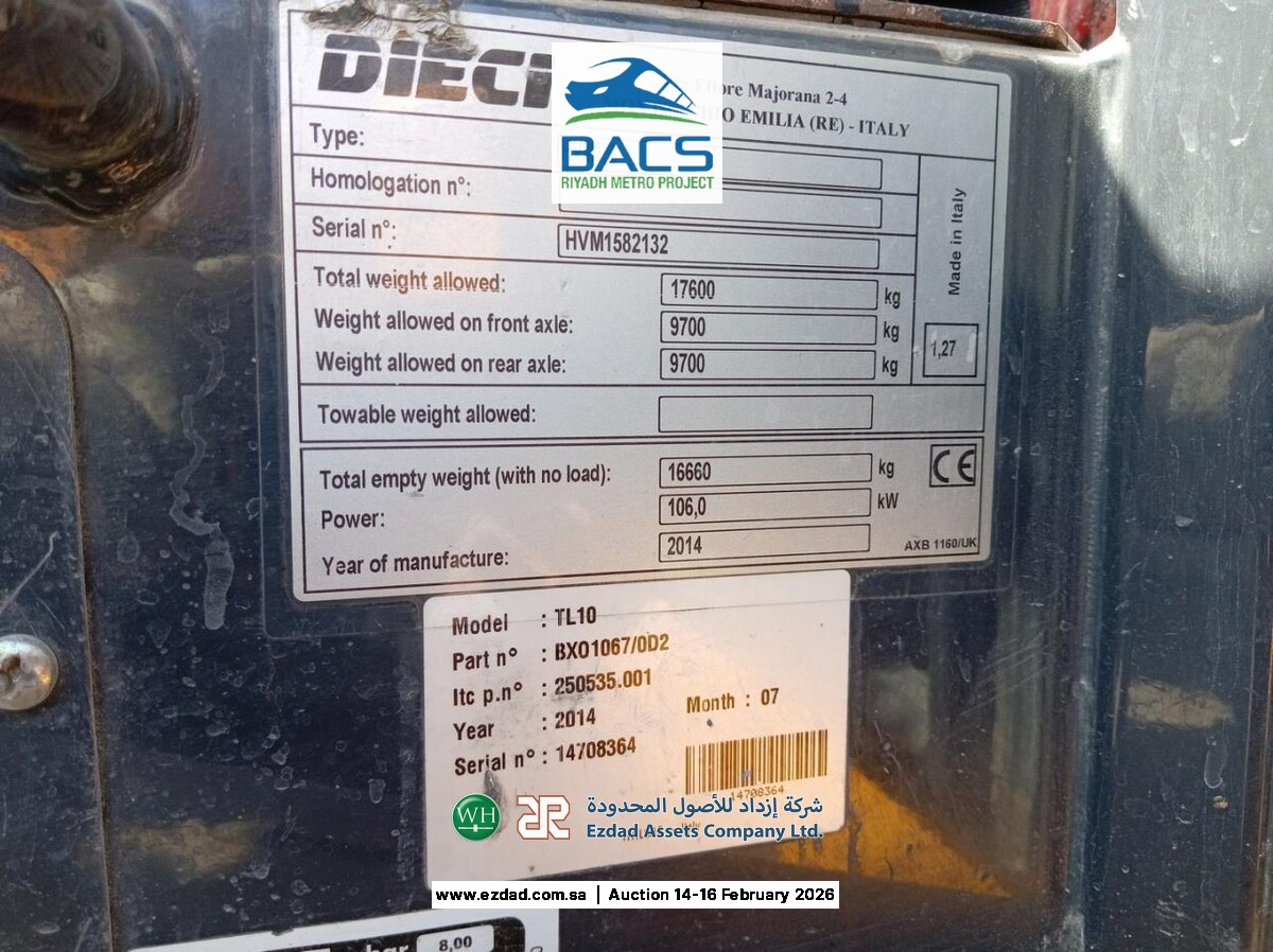 2014 Dieci Pegasus 60.16 Telescopic Hander-45154932