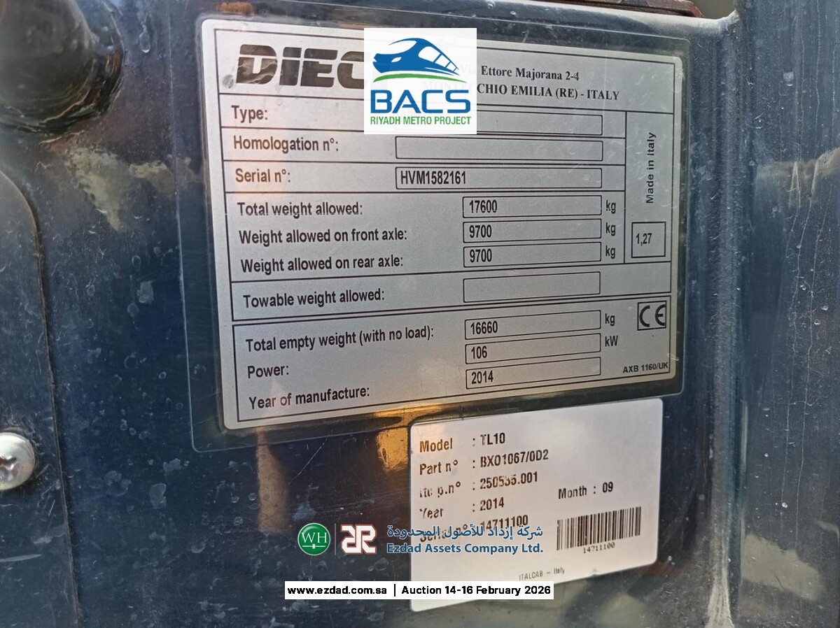 2014 Dieci Pegasus 60.16 Telescopic Hander-45155054