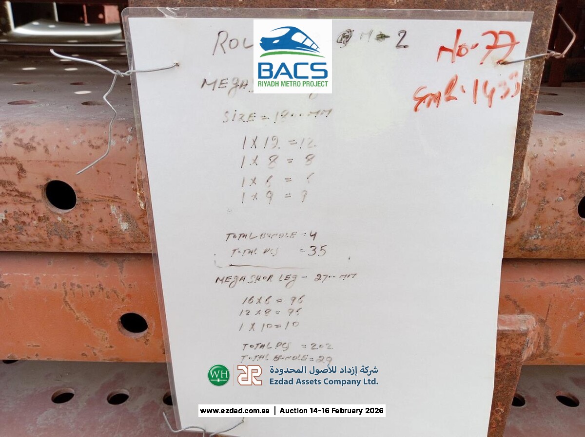 Assorted RMD Meagashore Formwork ± 20,154 Items-45155167