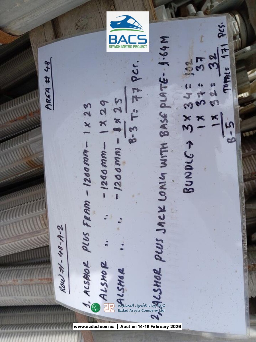 Assorted RMD Alshore Plus Formwork ±694 Items-45155194