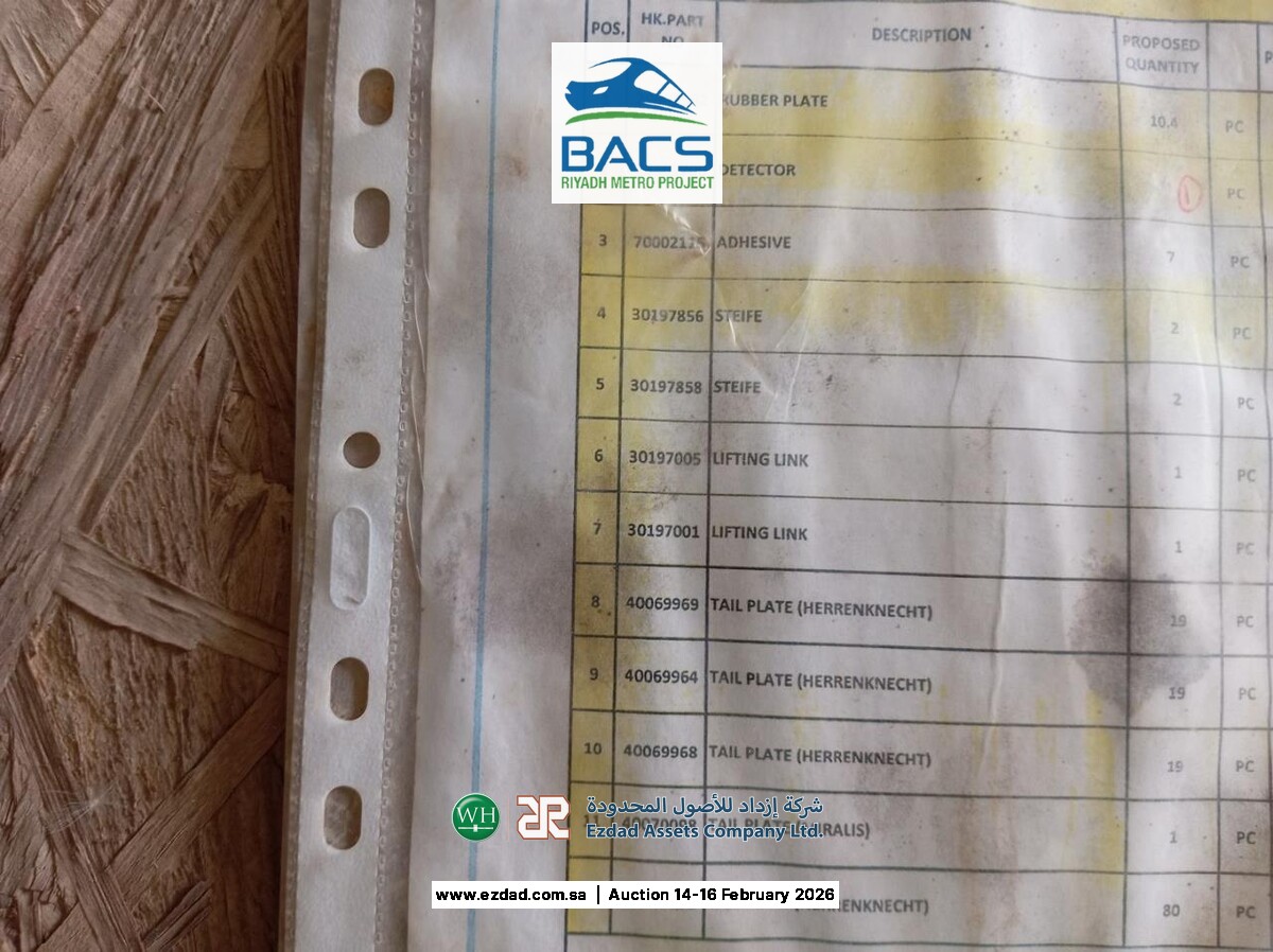 Herrenkneckt Spare Parts & Tooling-45155208