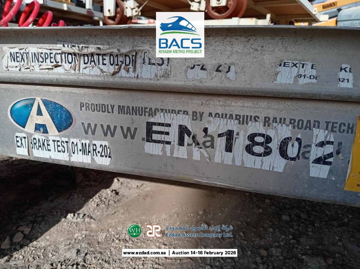 2028 Aquarius Rail Tech ULT20 1 Ton Trolley-45155533